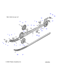 Suspension, Rail Beam, Lh/Rh