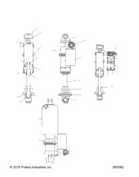 Suspension, Shock, Front Track All Options (600362)