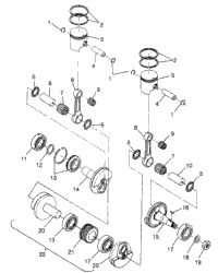 Piston & Crankshaft 440 Lc