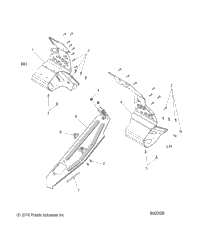 Chassis, Clutch Guard & Footrests All Options