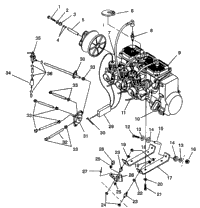 Engine Mounting Xlt , Xlt Sp E940667 & Xlt Sks E940567