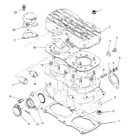 Cylinder 500 Carb 0962764, 500 Carb Sks , European 500 Carb Sks E96