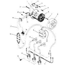 Magneto Assembly Xlt 0950756, Xlt Sks , Xlt Sks Euro E950556 & Xlt S