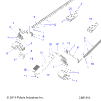 Chassis, Clutch Guard, Footrests, Tunnel Grips