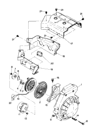 Blower Housing And Recoil Starter Sport & Sport Gt