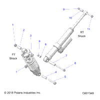 Suspension, Shock Mounting, Rear Susp