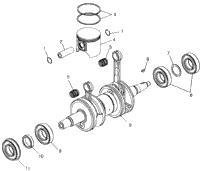 Piston & Crankshaft 700 Xc