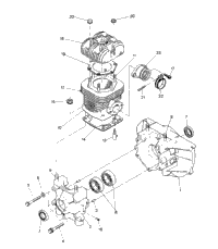 Crankcase And Cylinder Star Lite