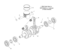Piston & Crankshaft S05ns8cs/Csa (4992809280D10)