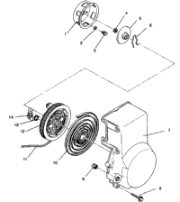Recoil Starter Assembly 600 Xcr