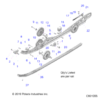 Suspension, Rail Asm. All Options