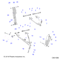 Suspension, Control Arms, Spindle, And Shock Mntg. All Options