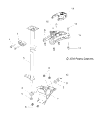 Steering, Adjustable Steering Post Asm