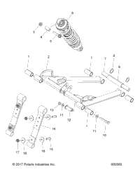 Suspension, Torque Arm, Front