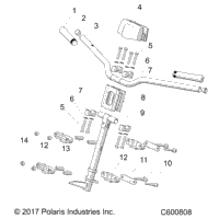 Steering, Upper & Handlebar Asm
