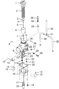 Carburetor 600 Xcr