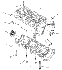 Crankcase Assembly Storm 0965782, Storm Sks 0965582, Euro Storm , E