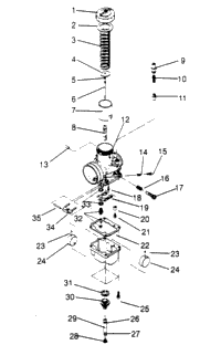 Carburetor Assembly 600 Xcr