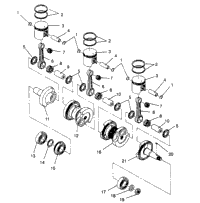 Piston & Crankshaft Xlt Touring 0963357 & European Xlt Touring E96335