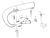 Exhaust System Trail 0962761, Trail Touring 0962262, & European Trail Tou