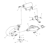 Exhaust System Xlt Touring & European Xlt Touring E952857