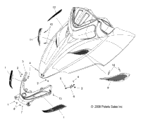 Body, Hood Screens & Hinge Asm