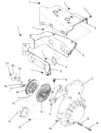 Blower Housing & Recoil Starter Tran Sport 0960143 & Euro Tran Sport E9