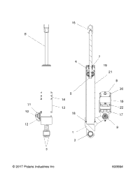 Suspension, Shock, Rear Track S20fje8/Fjp8 All Options (600694C)