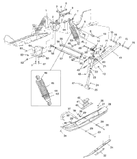 Front Suspension & Ski (4948384838B007)