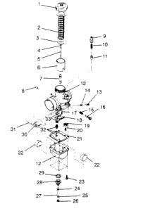 Carburetor 440 Xcr