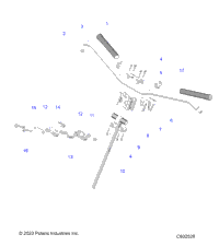 Steering, Upper & Handlebar Asm