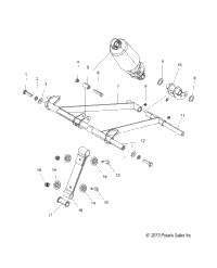 Suspension, Torque Arm, Front