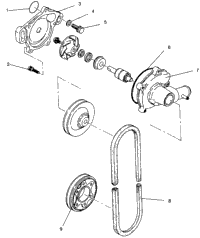 Water Pump Xlt 0940767, Xlt Sp & Xlt Sks 0940567