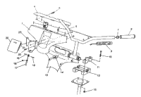 Steering Handlebar Trail Touring 0972262 & European Trail Touring E97