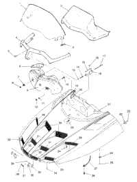 Hood 600 Xcr Sp 0965677 & European 600 Xcr Sp