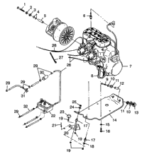 Engine Mounting Widetrak Lx 0982065 & European Widetrak Lx