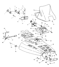 Hood Assembly Widetrak Lx 0952064 & European Widetrak Lx