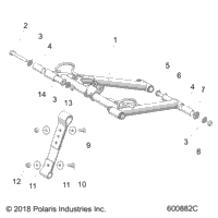 Suspension, Torque Arm, Front
