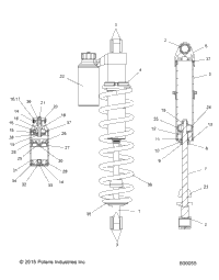Suspension, Shock, Rear Track, W/Res