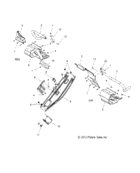 Chassis, Clutch Guard & Footrests All Options
