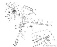 Steering Handlebar Assembly Classic / & Classic Touring / 0930