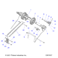 Suspension, Torque Arm, Rear