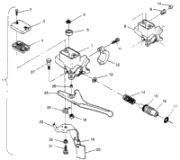 Master Cylinder 600 Xc & European 600 Xc E971776