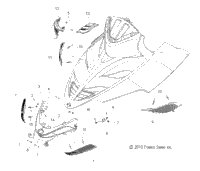 Body, Hood Screens & Hinge Asm