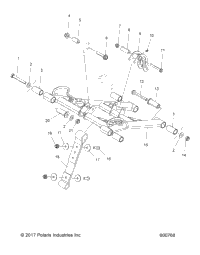 Suspension, Torque Arm, Front