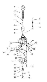 Carburetor Assembly Lite Gt/0933133