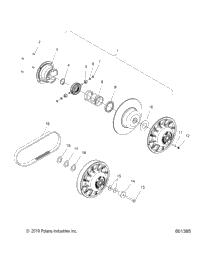 Drive Train, Clutch, Secondary S22mdx6dsa/6Dea