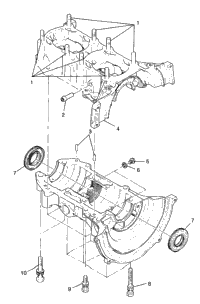 Crankcase Sport & Sport Touring 0980243