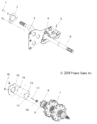 Drive Train, Jackshaft & Driveshaft