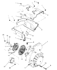 Blower Housing & Recoil Starter Assembly Widetrak Gt & European